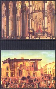 Vatican 1986 Foundation of the Duomo of Milan 600 Years 4 Postcards