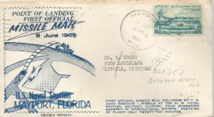 Missle Mail Mayport, FL 6-8-59