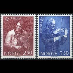 NORWAY 1985 - Scott# 861-2 Europa-Fiddlers Set of 2 NH