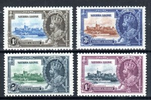 Sierra Leone 1935 Silver Jubilee Set Sg 181-84 MH-