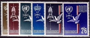 MALTA 1964 Independence set MNH............................................31938