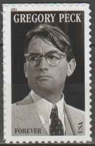 4526, Single. Gregory Peck MNH, Forever