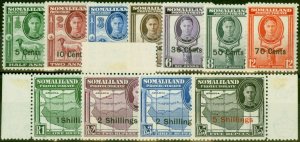 Somaliland 1951 Set of 11 SG125-135 Fine LMM & MNH