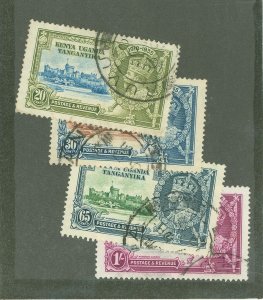 Kenya Uganda Tanganyika/Tanzania #42-45 Used Single (Complete Set)