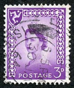 IOM SG2a 3d Deep Lilac on Chalky Paper Fine used cat from 6.50 pounds