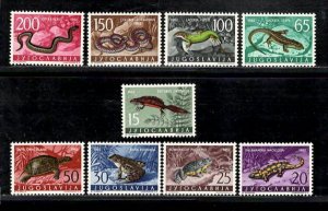 YUGOSLAVIA SC# 663-71 FVF/MNH