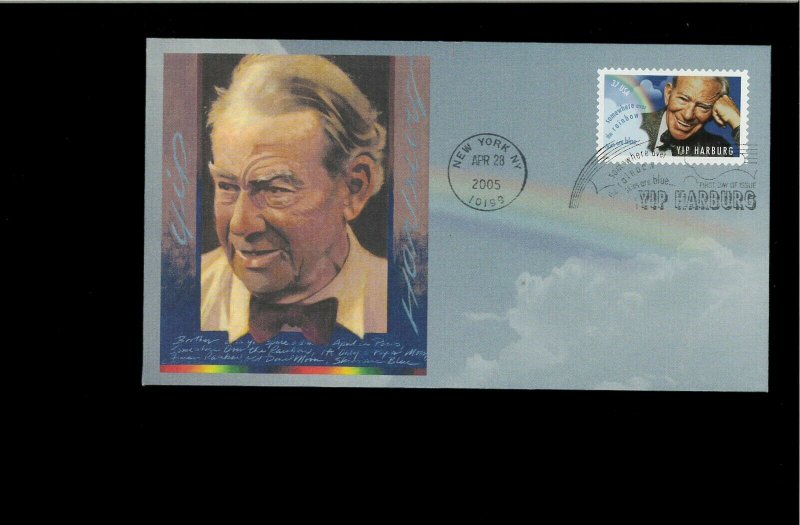 2005 FDC Yip Harburg New York NY