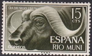 Rio Muni 19 Cape Buffalo 1962