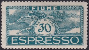 Fiume 1920 Sc E2 express MH*