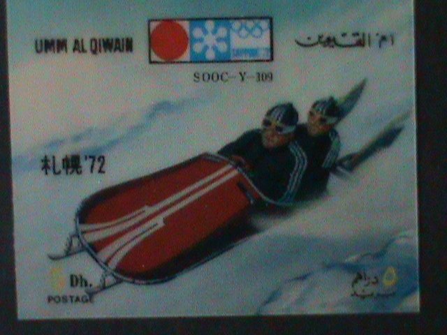 ​UMM AL QIWAIN-WINTER OLYMPIC SAPPORO'72 MNH 3-D-VF-HARD TO FIND-LAST ONE