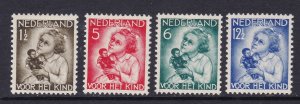 Netherlands Scott B73-B76, 1934 Child Welfare semis , VF MLH Scott $28