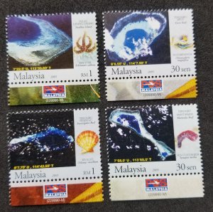 Malaysia Five Islands Reefs in South China Seashell 2005 (stamp logo MNH *c scan