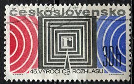 Czechoslovakia; 1968: Sc. # 1530: Used CTO Single Stamp