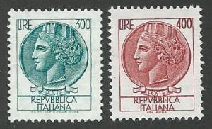 Italy  Scott 998V & 998W  Mint