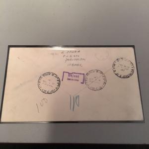 Israel Scott #C1-6 1st Airmails Full Tabbed Set on First Day Covers!!