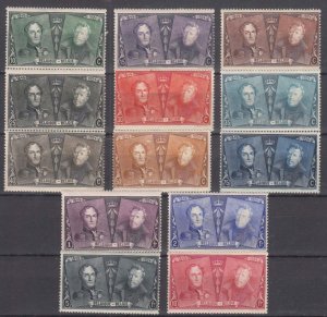 Belgium 1925 Mi#191-200 mint hinged