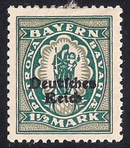 Bavaria #267 1 1/2M Madonna & Child, Stamp Mint OG H VF