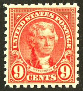 U.S. #590 MINT OG NH