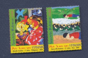 UNITED NATIONS VIENNA - Scott 353-354  - MNH - 2004 - Dream of Peace