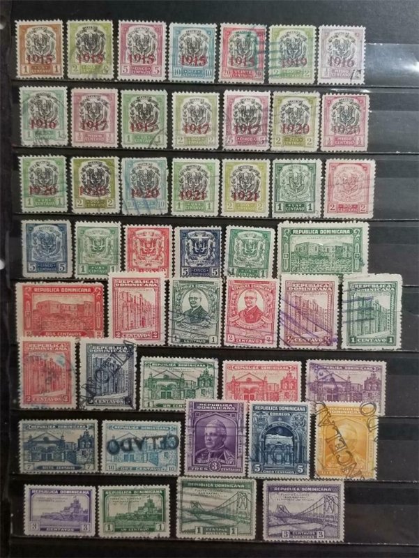 DOMINICAN REPUBLIC 1915-1933 Stamp Lot Used MH  T266