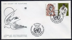 United Nations 1984 - Geneve - A Future for Refugees - FDC