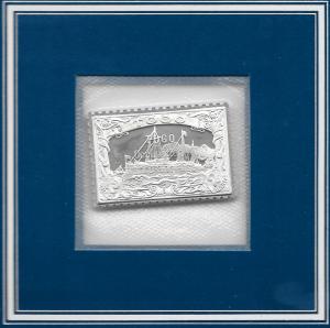 Worlds Greatest Stamps, Silver Ingots by The Franklin Mint