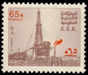 ✔️ SAUDI ARABIA 1982 - AL KHAFJI OIL RIG - P 12 - Sc. 891b Mi. 743 D MNH [4S38]