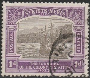 St. Kitts- Nevis,  #53  Used From 1923