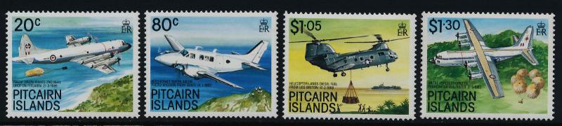 Pitcairn Islands 323-6 MNH Aircraft, Helicopter