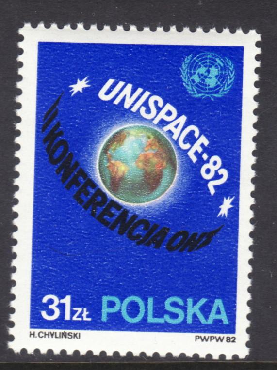 Poland 2525 Space MNH VF