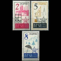 ALBANIA 1965 - Scott# 793-5 Trade Assn. Set of 3 LH