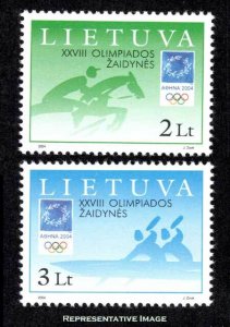 Lithuania Scott 774-775 Mint never hinged.