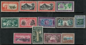 New Zealand 1940 SC 229-241 Mint Set 