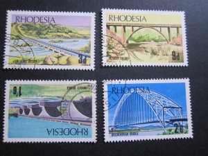 Rhodesia and Nyasaland 1969 Sc 271-274 set FU