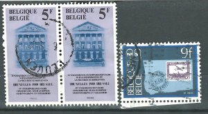 Belgium #1054   Pair  1051  used  1980 PD