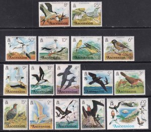 Ascension 196-211 Birds MNH VF