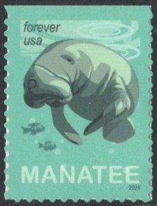 SC#5851 (Forever) Manatee Booklet Single (2024) SA