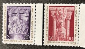 Liechtenstein 580,  582 MNH