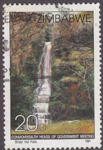 Zimbabwe 642  Bridal Veil Falls 1991