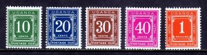 Uganda - Scott #J2//J6 - MNH - Short set - SCV $3.25