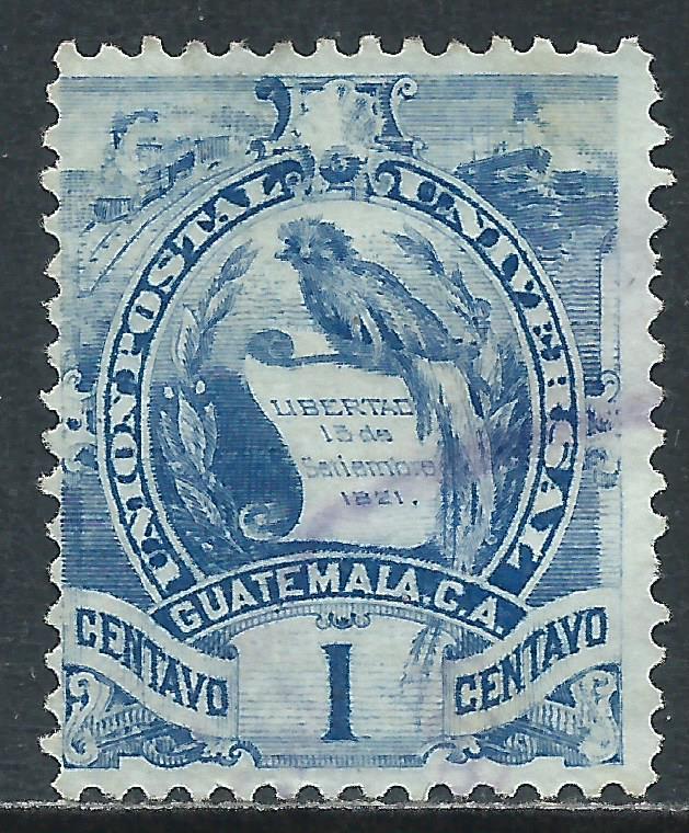 Guatemala, Sc #43, 1c Used