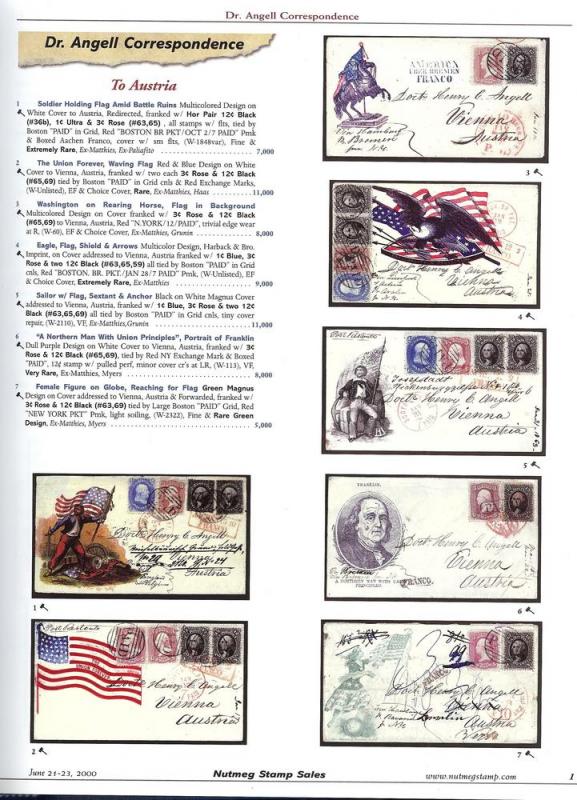 Nutmeg: Sale # 27 - Civil War Patriotic Covers; The Jon