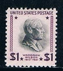 USA 832: $1 Woodrow Wilson, single, MNH, F-VF