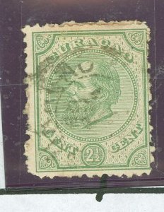 Netherlands Antilles (Curacao) #1 Used Single (King)