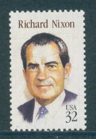 2955 32c Nixon Fine MNH Plt/4 LL B1111 2 F15507