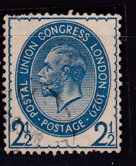 Great Britain 1929 2 1/2d KGV Union Postal Congress  FINE/VF/Used