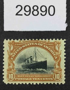 US STAMPS  #299 MINT OG H LOT #29890