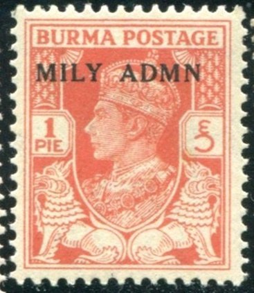 Burma Sc#35 UVF