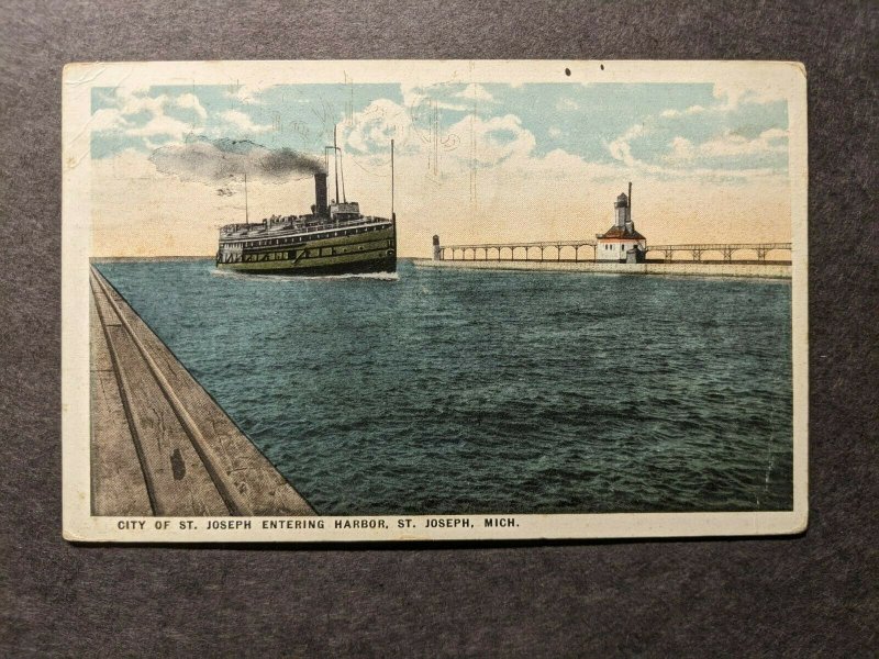 Steamer, City of Benton Harbor in St. Joseph Michigan