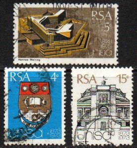 South Africa Sc #389-391 Used